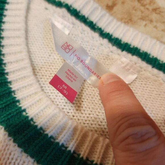 Ugly Christmas Sweater Women’s Medium #Blessed Santa Tinsel Ornaments Holiday - Picture 4 of 5